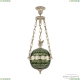 Подвес 71000P/25 GW Clear-Green/H-1J FS1S ★Bohemia Ivele Crystal, Золото белёное► — Купить▼