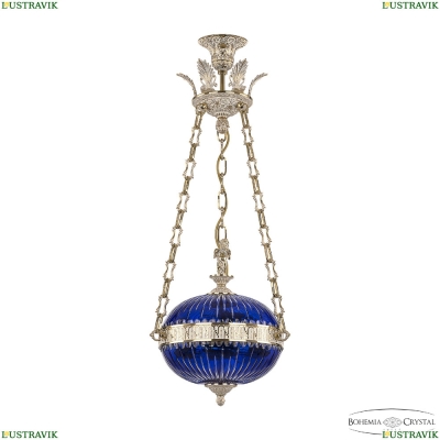 Подвес 71000P/30 GW Clear-Blue/H-1K Y8 FA4M ★Bohemia Ivele Crystal, Золото белёное► — Купить▼