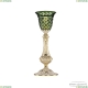 Настольная лампа 71100L/15 GW P2 Clear-Green/H-1J ★Bohemia Ivele Crystal, Золото белёное► — Купить▼
