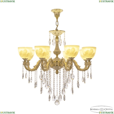 Люстра 71101/8/250 B GW P1 U Angel ★Bohemia Ivele Crystal, Золото белёное► — Купить▼