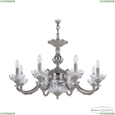 Люстра 72209P/8/210 Ni P Clear/M-1H ★Bohemia Ivele Crystal, Никель► — Купить▼