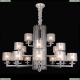 4412+6+3/C Подвесная люстра со светодиодной подсветкой 4412+6+3/C chrome Newport 440 — купить в интернет-магазине ЛЮСТРАВИК