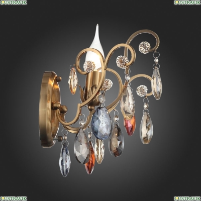 Бра с хрусталем Vianeta SL421.301.01 St Luce Vianeta — купить в интернет-магазине ЛЮСТРАВИК