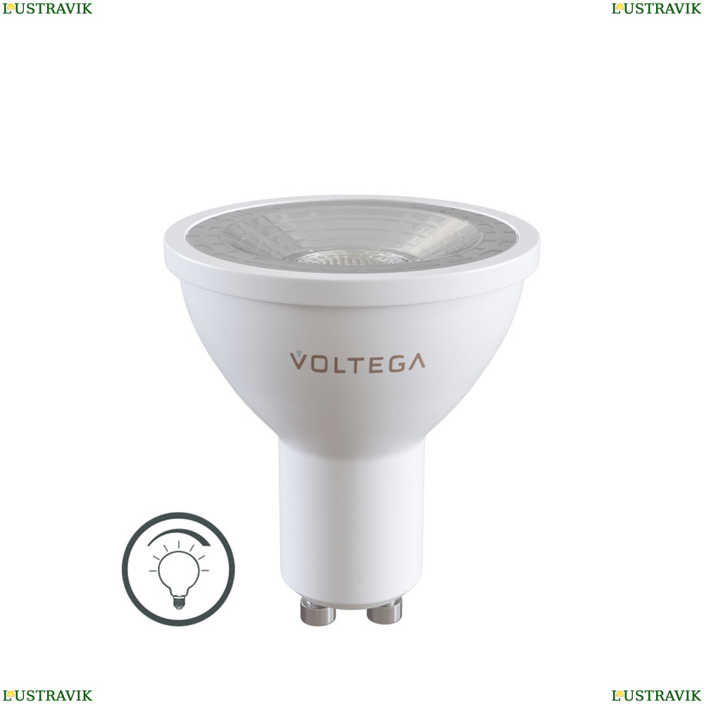 Voltega Simple 7108 Светодиодный Софит линзованный GU10 2800К 6W диммируемый - купить в интернет-магазине ЛЮСТРАВИК