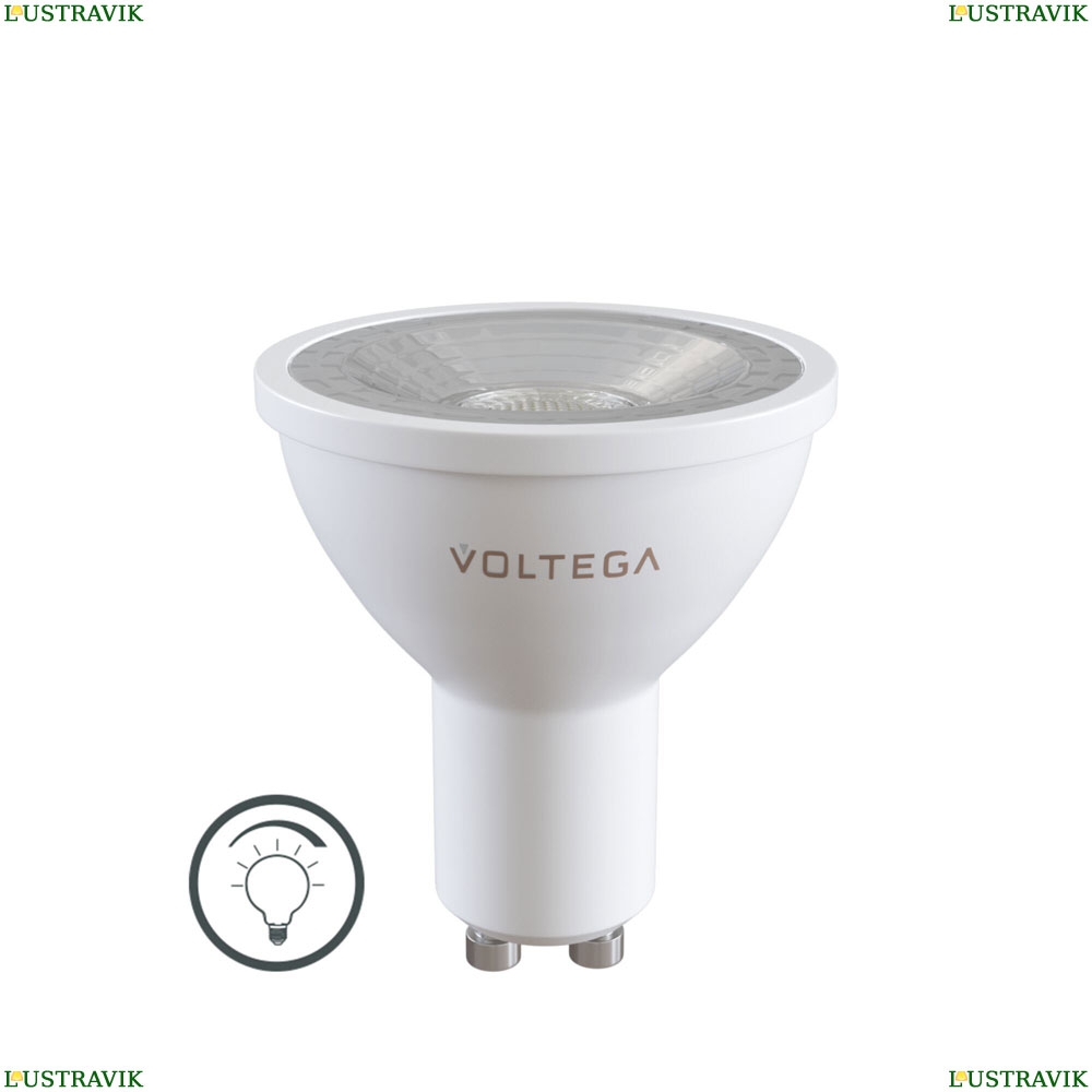 Voltega Simple 7109 Светодиодный Софит линзованный GU10 4000К 6W диммируемый - купить в интернет-магазине ЛЮСТРАВИК