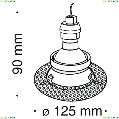 Светильник DL042-01W ★Maytoni, 1 x 50Вт☀, Белый► — Купить▼