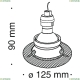 Светильник DL042-01W ★Maytoni, 1 x 50Вт☀, Белый► — Купить▼