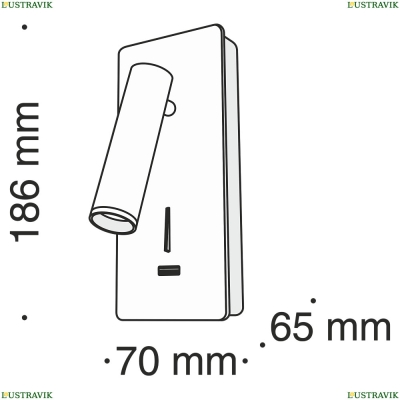 Спот C041WL-L3B3K ★Maytoni, 1 x 3Вт☀, Черный► — Купить▼