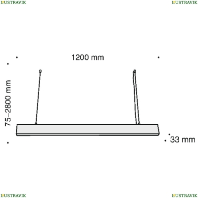 Светильник P051PL-L40B4K ★Maytoni, 1 x 40Вт☀, Черный► — Купить▼