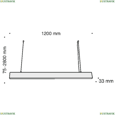 Светильник P051PL-L40W4K ★Maytoni, 1 x 40Вт☀, Белый► — Купить▼