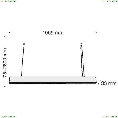 Светильник P050PL-L40W4K ★Maytoni, 1 x 40Вт☀, Белый► — Купить▼