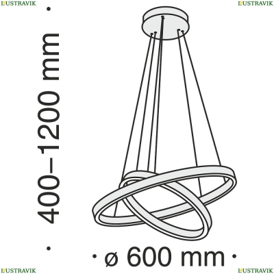 Светильник MOD058PL-L55B4K ★Maytoni, LED☀, Черный► — Купить▼
