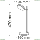 Настольная лампа MOD070TL-L8B3K ★Maytoni, 1 x 8Вт☀, Черный► — Купить▼