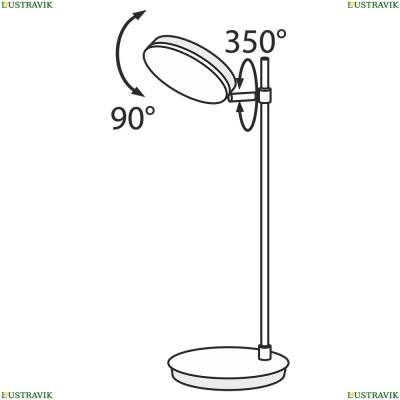 Настольная лампа MOD070TL-L8B3K ★Maytoni, 1 x 8Вт☀, Черный► — Купить▼