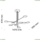 Светильник MOD070PL-L48B3K ★Maytoni, LED☀, Черный► — Купить▼