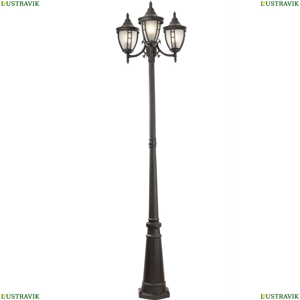 Светильник O026FL-03B ★Maytoni, 3 x 60Вт☀, Черный► — Купить▼