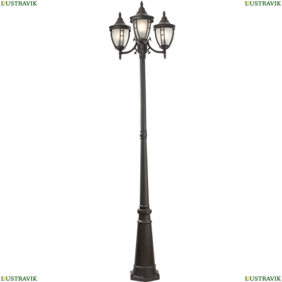 Светильник O026FL-03B ★Maytoni, 3 x 60Вт☀, Черный► — Купить▼