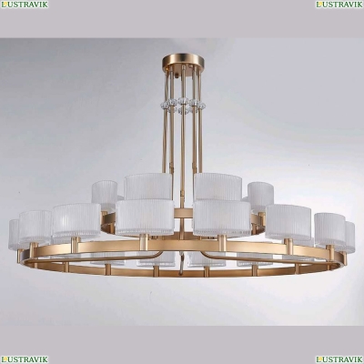 Подвесная люстра 4338+16/C gold Newport 4330 — купить в интернет-магазине ЛЮСТРАВИК
