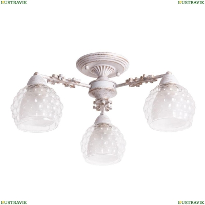 Люстра A7695PL-3WG ★Arte Lamp, Белый с патиной► — Купить▼