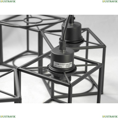 Подвесная светодиодная люстра GRLSP-9541 Lussole LOFT Badger — купить в интернет-магазине ЛЮСТРАВИК