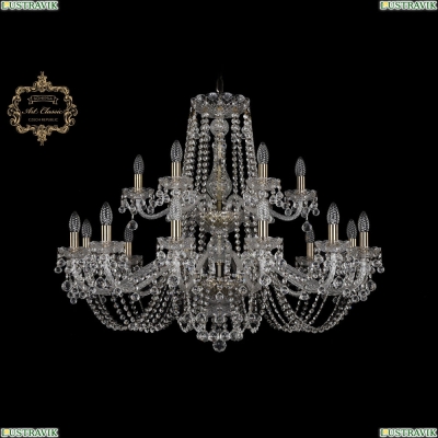 Люстра 11.21.12+6.360.2d.Br.Sp ★Bohemia Art Classic, Бронза► — Купить▼