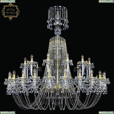 Люстра 11.26.24+12.530.XL-148.Gd.B ★Bohemia Art Classic, Золото► — Купить▼
