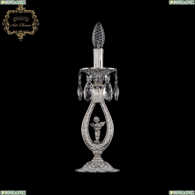 Настольная лампа 32.1400L.1-33.NW.FA10S ★Bohemia Art Classic, Никель белёный► — Купить▼