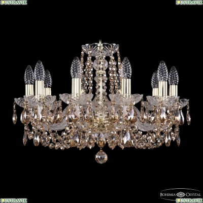 Люстра 1402/10/195 G R721 ★Bohemia Ivele Crystal, Золото► — Купить▼