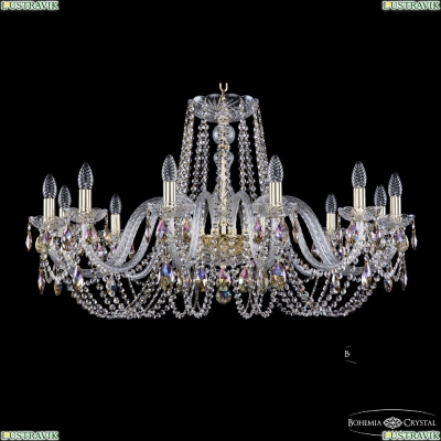 Люстра 1402/12/360 G K801 ★Bohemia Ivele Crystal, Золото► — Купить▼