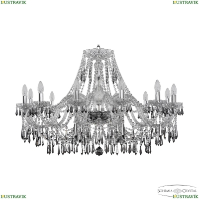 Люстра 1403/12/300 Ni K731 ★Bohemia Ivele Crystal, Никель► — Купить▼