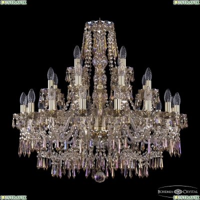 Люстра 1403/16+8+4/300 G M801 ★Bohemia Ivele Crystal, Золото► — Купить▼
