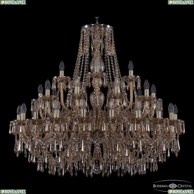 Люстра 1403/20+10+5/400 G M721 ★Bohemia Ivele Crystal, Золото► — Купить▼