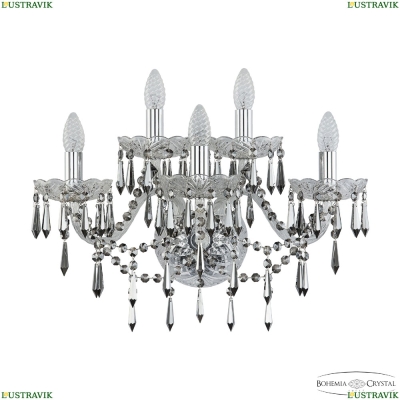 Бра 1403B/3+2/195/XL NI R731 ★Bohemia Ivele Crystal, Никель► — Купить▼