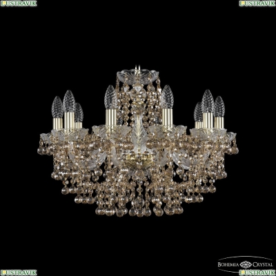 Люстра 1409/10/195 G R721 ★Bohemia Ivele Crystal, Золото► — Купить▼