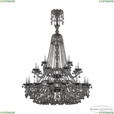 Люстра 1409/16+8+4/400/XL-164/2d Ni M731 ★Bohemia Ivele Crystal, Никель► — Купить▼