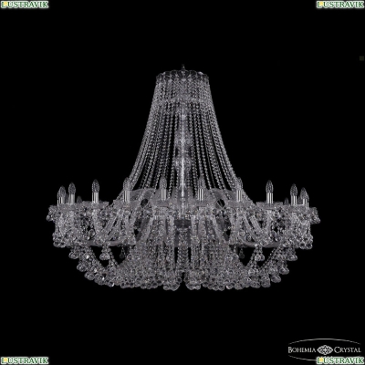 Люстра 1409/24/530 Ni ★Bohemia Ivele Crystal, Никель► — Купить▼