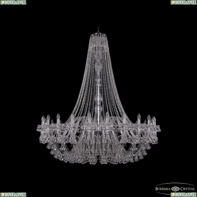 Люстра 1409/24/530/h-160 Ni ★Bohemia Ivele Crystal, Никель► — Купить▼