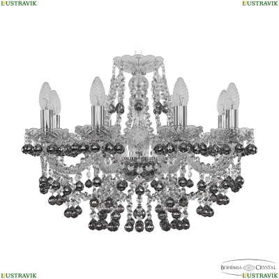 Люстра 1409/8/195 Ni K731 ★Bohemia Ivele Crystal, Никель► — Купить▼