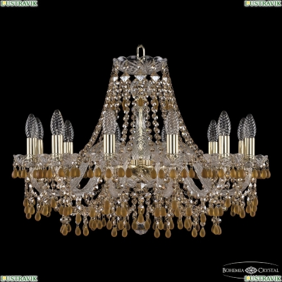 Люстра 1410/12/240 G V1003 R721 ★Bohemia Ivele Crystal, Золото► — Купить▼