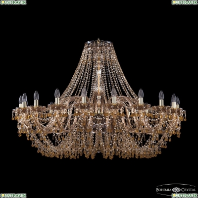Люстра 1410/20/460 G V1003 M721 ★Bohemia Ivele Crystal, Золото► — Купить▼