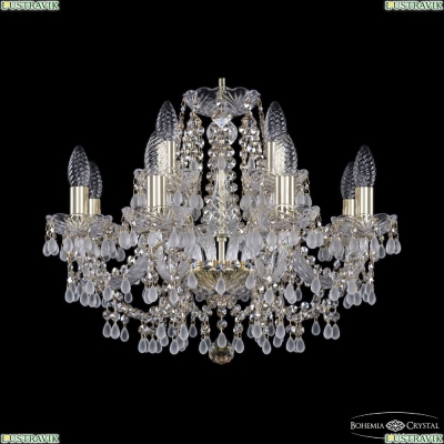 Люстра 1410/8+4/195 G V0300 R801 ★Bohemia Ivele Crystal, Золото► — Купить▼