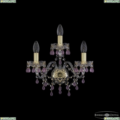 Бра 1410B/2+1/160 G V7010 ★Bohemia Ivele Crystal, Золото► — Купить▼