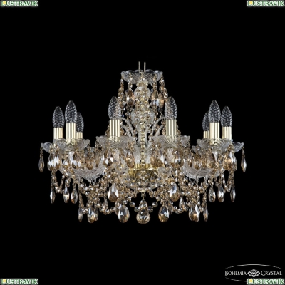 Люстра 1411/10/195 G R721 ★Bohemia Ivele Crystal, Золото► — Купить▼