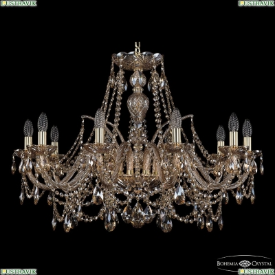 Люстра 1411/10/300 G M721 ★Bohemia Ivele Crystal, Золото► — Купить▼