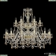 Люстра 1411/12+6/360/2d G K721 ★Bohemia Ivele Crystal, Золото► — Купить▼