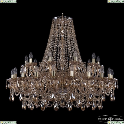Люстра 1411/20+10/400 G M721 ★Bohemia Ivele Crystal, Золото► — Купить▼