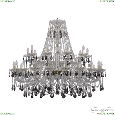 Люстра 1411/20+10/460 G K731 ★Bohemia Ivele Crystal, Золото► — Купить▼