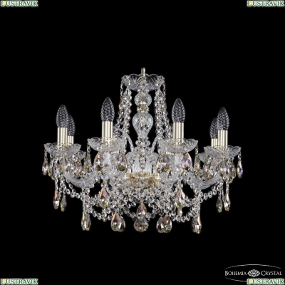 Люстра 1411/8/195 G K801 ★Bohemia Ivele Crystal, Золото► — Купить▼