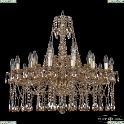 Люстра 1413/16+8+4/300 G M721 ★Bohemia Ivele Crystal, Золото► — Купить▼