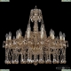 Люстра 1413/16+8+4/300 G M721 ★Bohemia Ivele Crystal, Золото► — Купить▼